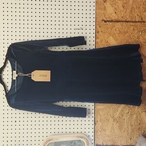 Listicle texture dress knee length event dress NWT